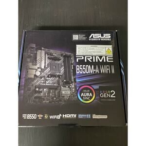 ASUS Prime B550M-A WiFi II AMD Micro ATX Motherboard (Sealed)